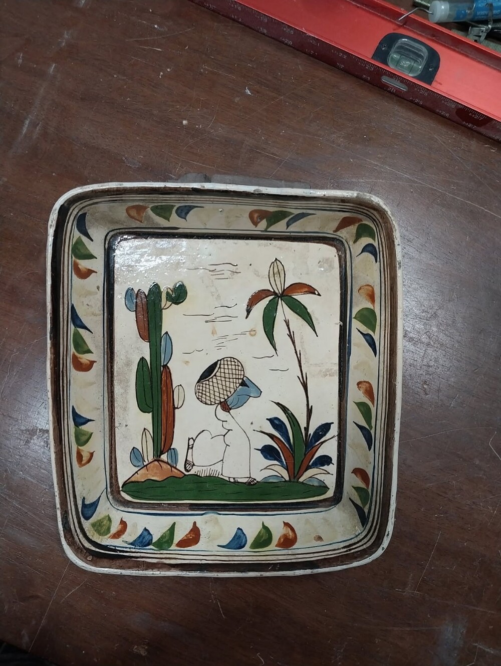 Hand-Painted Ceramic Dish - Picture 4 of 4